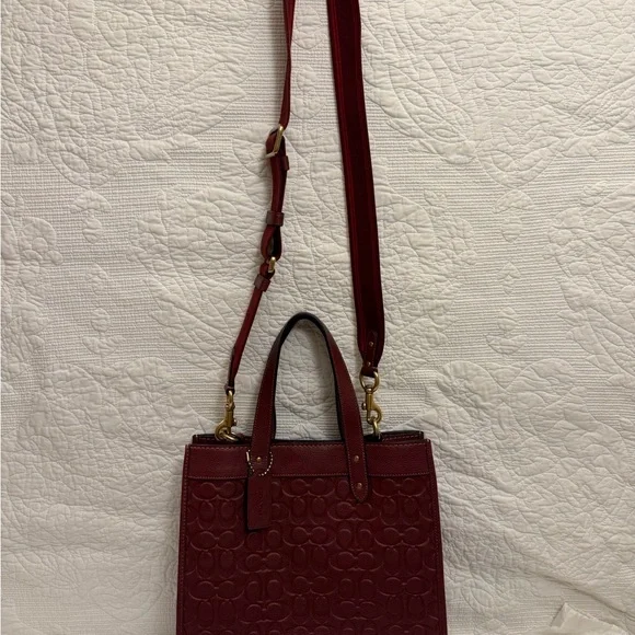 Coach Embossed Signature Field Tote - Large - Picture 7 of 13